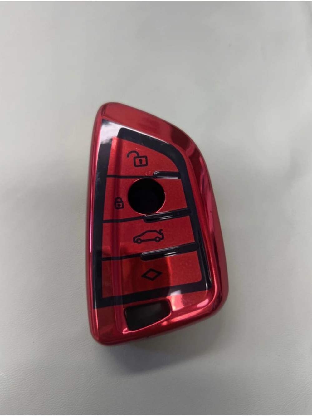 Red Car Key Fob Cover Case - Compatible Key Shell